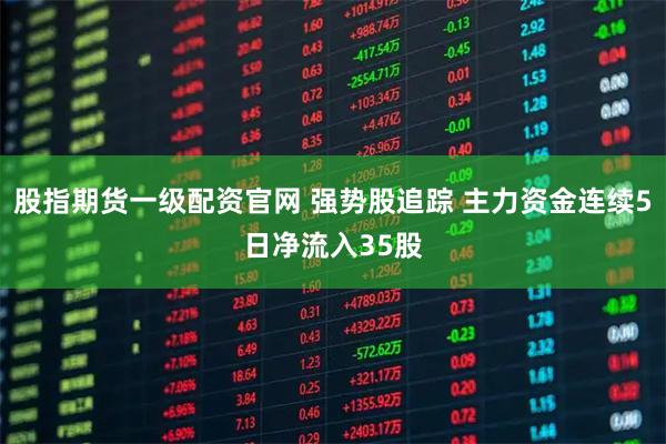 股指期货一级配资官网 强势股追踪 主力资金连续5日净流入35股